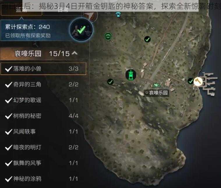 明日之后:揭秘3月4日开箱金钥匙的神秘答案,探索全新惊喜时刻