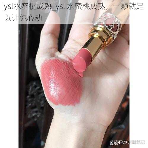 ysl水蜜桃成熟_ysl 水蜜桃成熟,一颗就足以让你心动