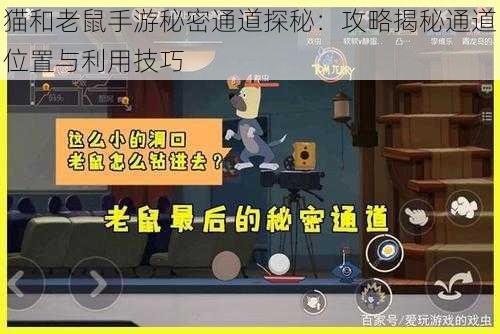 猫和老鼠手游秘密通道探秘:攻略揭秘通道位置与利用技巧