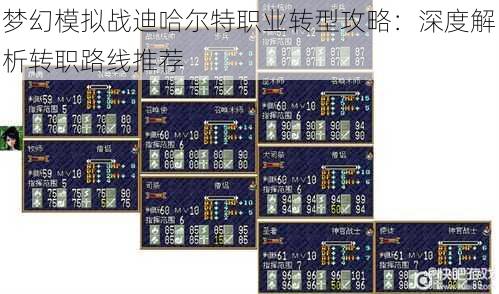 梦幻模拟战迪哈尔特职业转型攻略:深度解析转职路线推荐