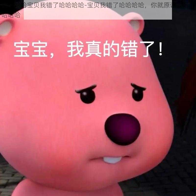 哈哈哈哈宝贝我错了哈哈哈哈-宝贝我错了哈哈哈哈,你就原谅我吧哈哈哈哈