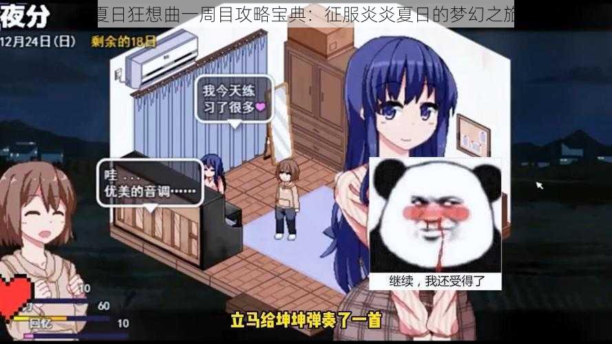 夏日狂想曲一周目攻略宝典:征服炎炎夏日的梦幻之旅