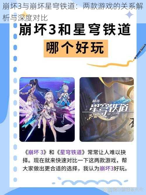 崩坏3与崩坏星穹铁道:两款游戏的关系解析与深度对比