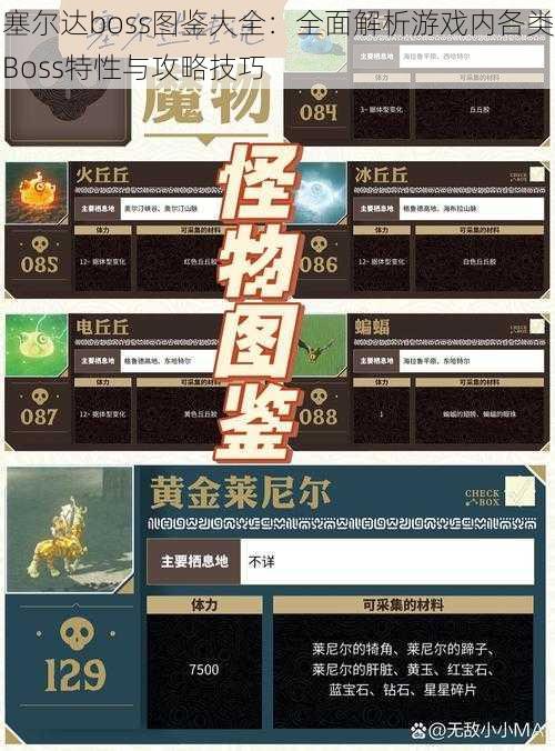 塞尔达boss图鉴大全:全面解析游戏内各类Boss特性与攻略技巧