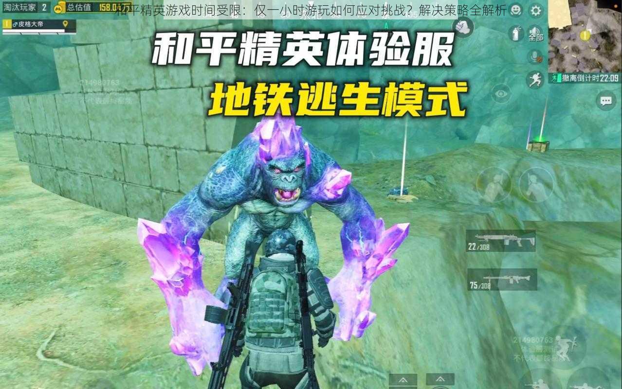 和平精英游戏时间受限:仅一小时游玩如何应对挑战?解决策略全解析