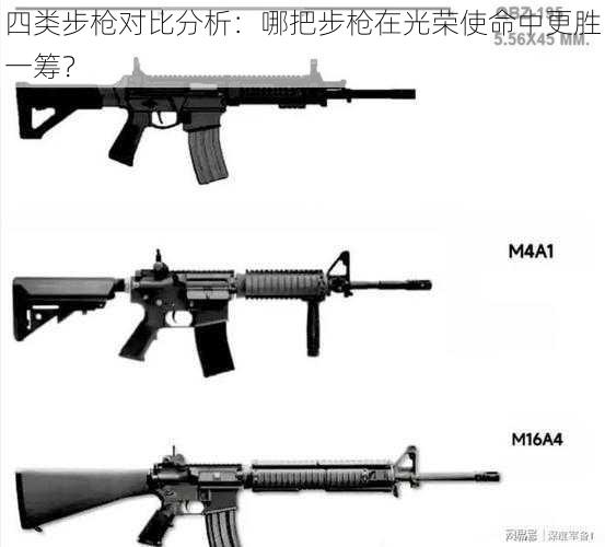 四类步枪对比分析:哪把步枪在光荣使命中更胜一筹?