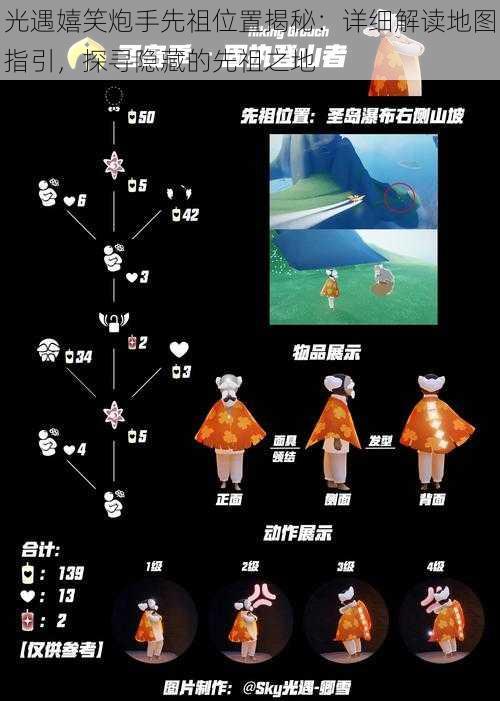 光遇嬉笑炮手先祖位置揭秘:详细解读地图指引,探寻隐藏的先祖之地