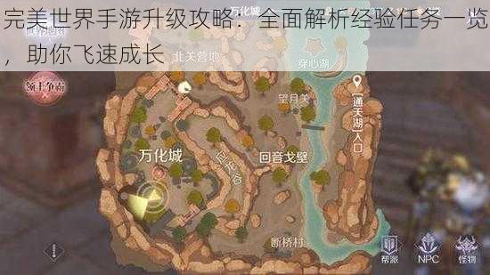 完美世界手游升级攻略:全面解析经验任务一览,助你飞速成长