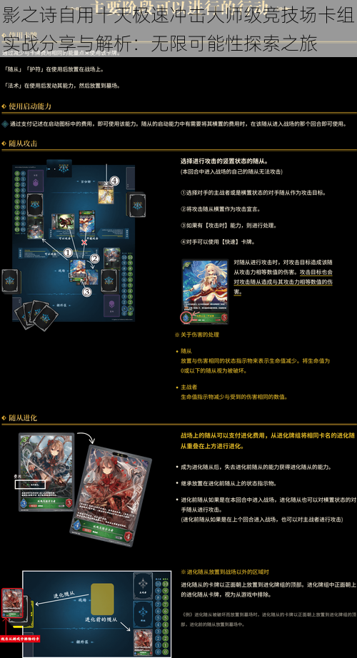 影之诗自用十天极速冲击大师级竞技场卡组实战分享与解析:无限可能性探索之旅