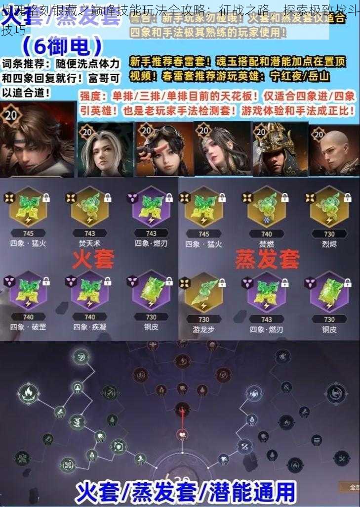 战魂铭刻银藏之巅峰技能玩法全攻略:征战之路,探索极致战斗技巧