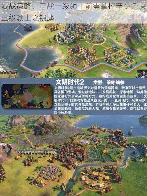 城战策略:宣战一级领土前需掌控至少几块三级领土之钥匙
